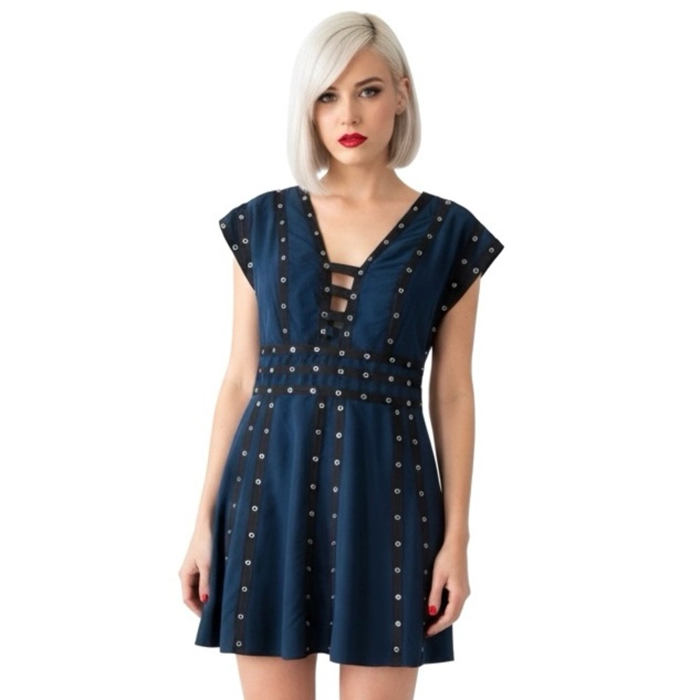 Zac Posen Navy Snap Dress for Target 2010